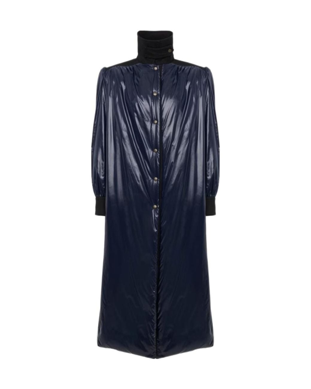 Chloé Blue Chloé Quilted Long Coat