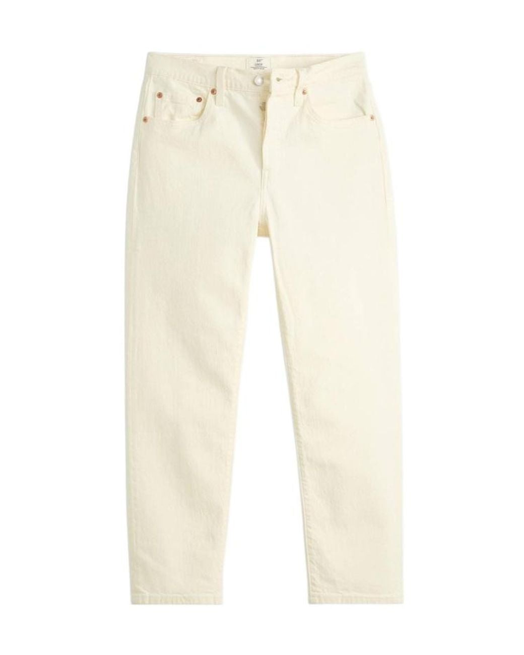 Levi's Natural Premium 501 Original Cropped Jeans
