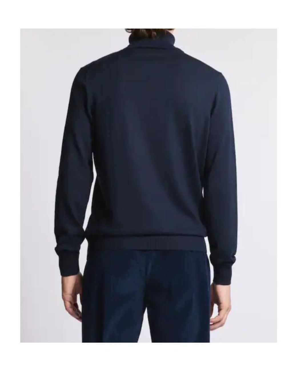 Fay Blue Turtleneck Knitwear for men