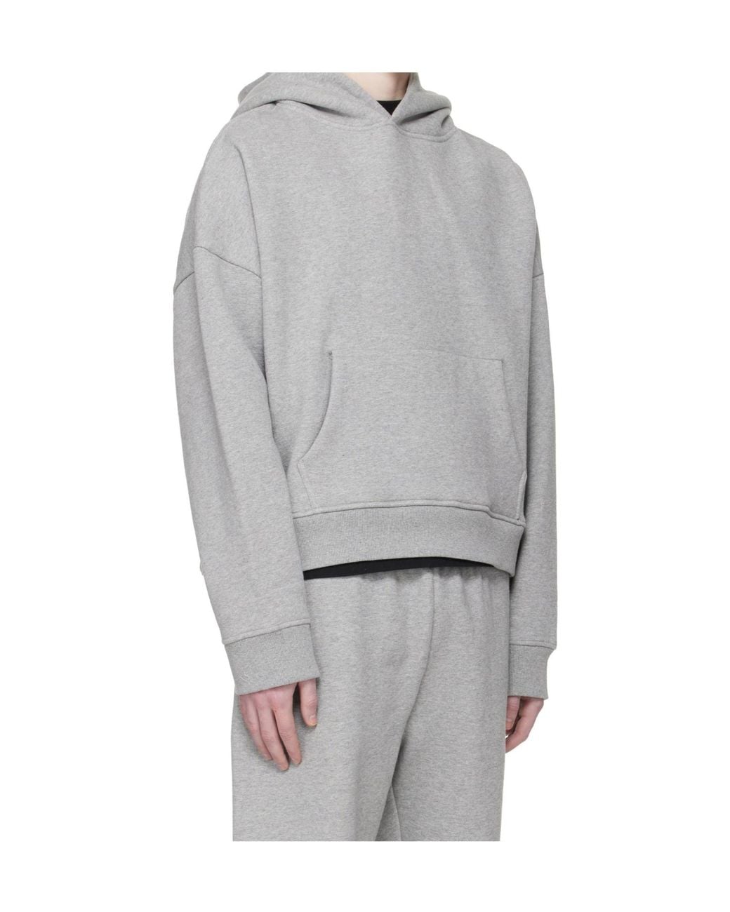 Entire studios Gray Oversized Hoodie for men