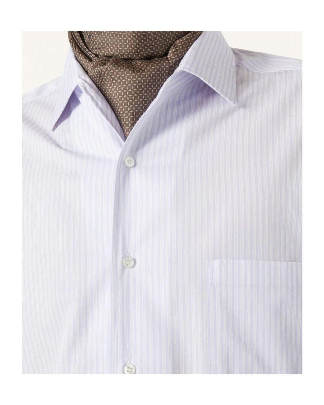 Loro Piana White Striped Shirt for men