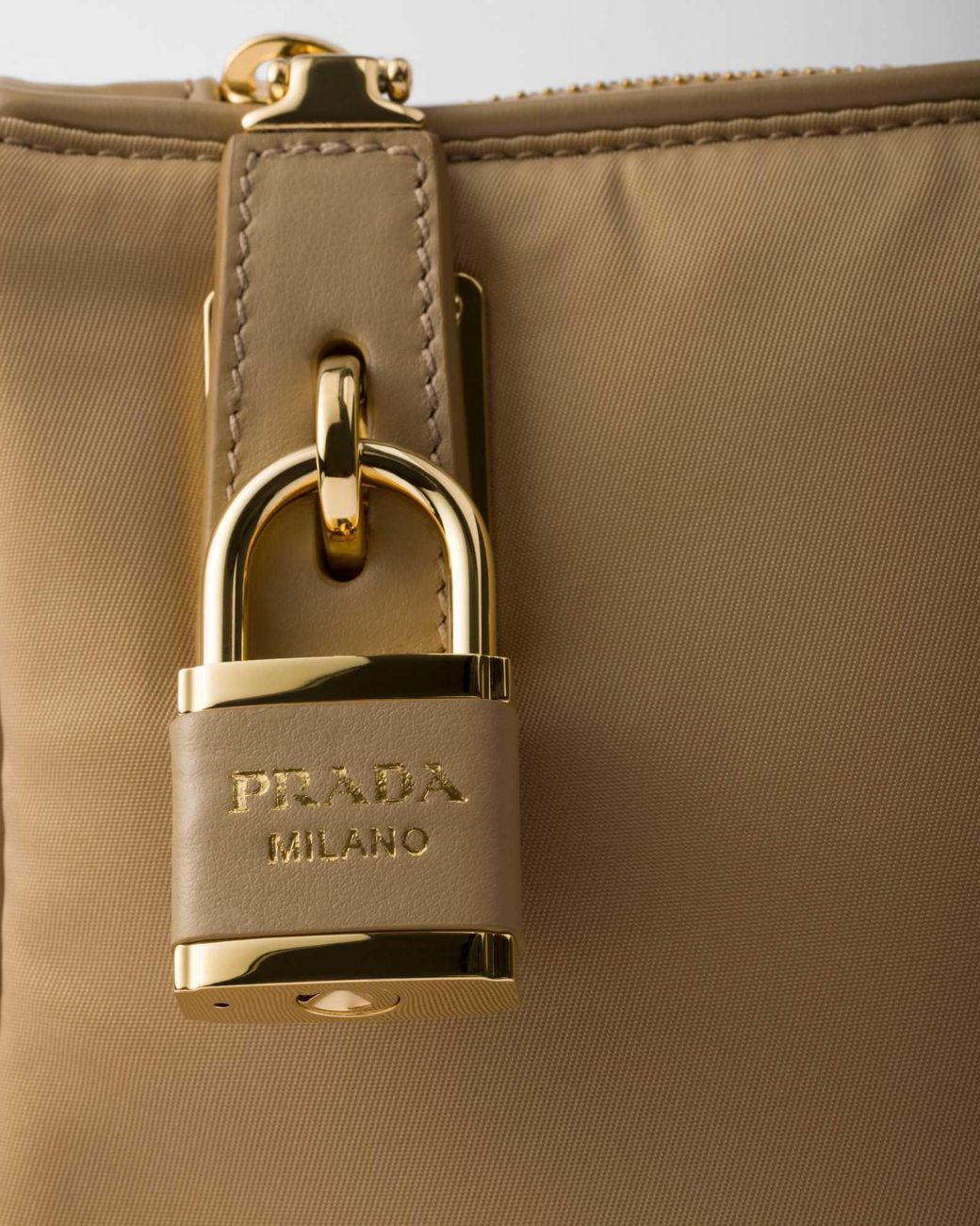 Prada Natural Re-Nylon Small Shoulder Bag