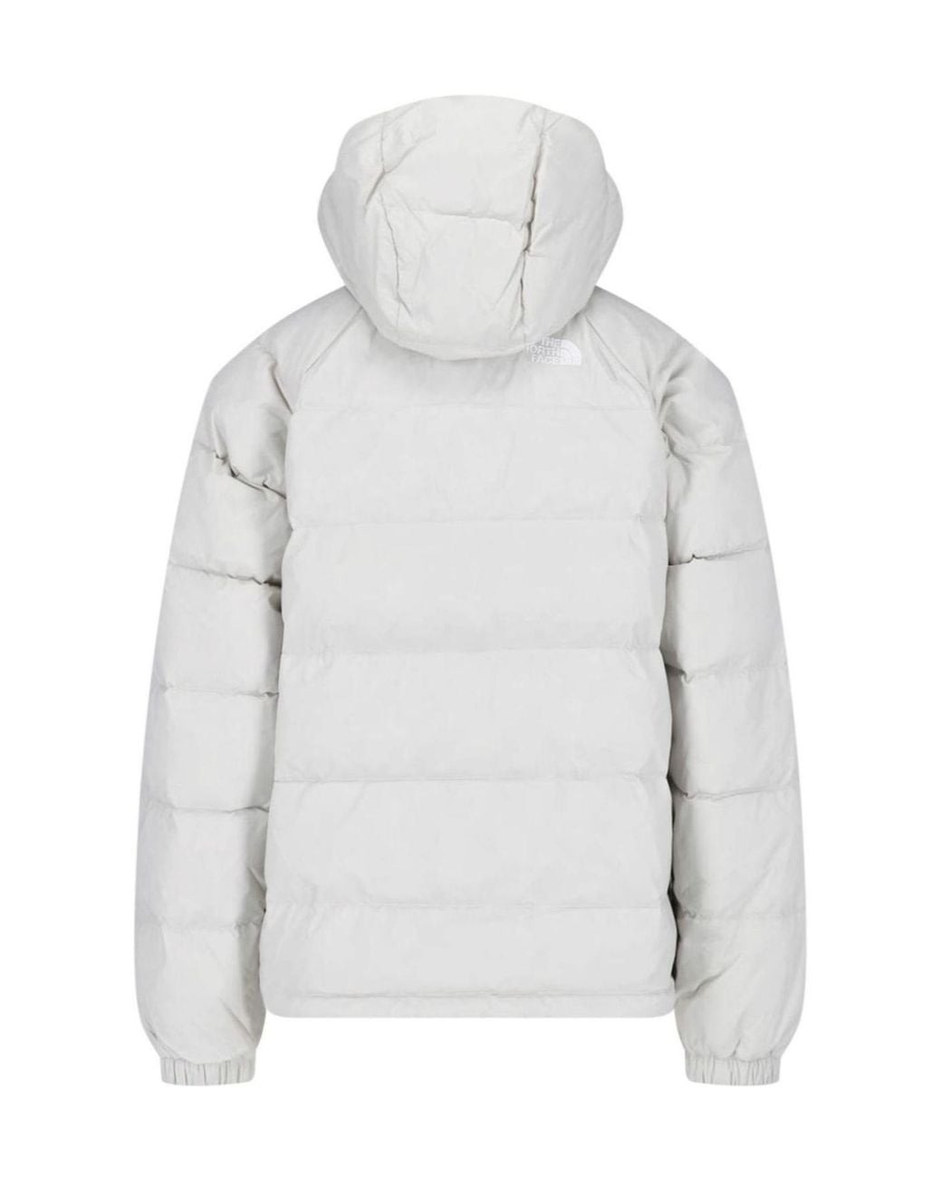 The North Face Gray Hooded Puffer Down Jacket for men