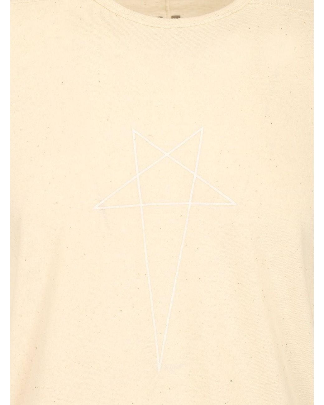 Rick Owens Natural Hollywood T-Shirt for men