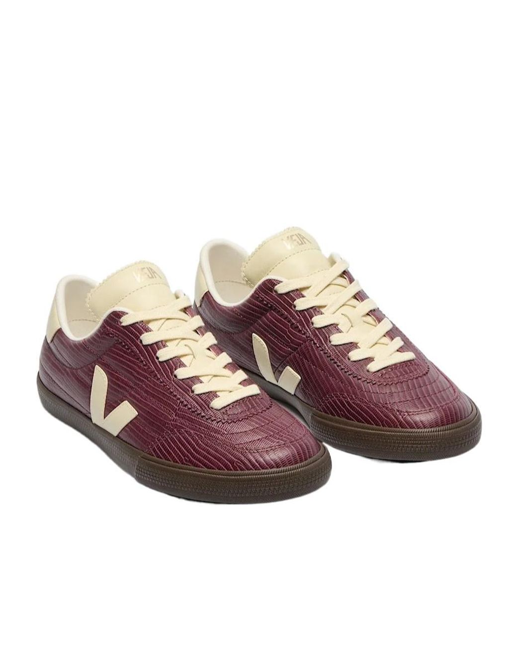 Veja Brown Panenka Lace-Up Sneakers