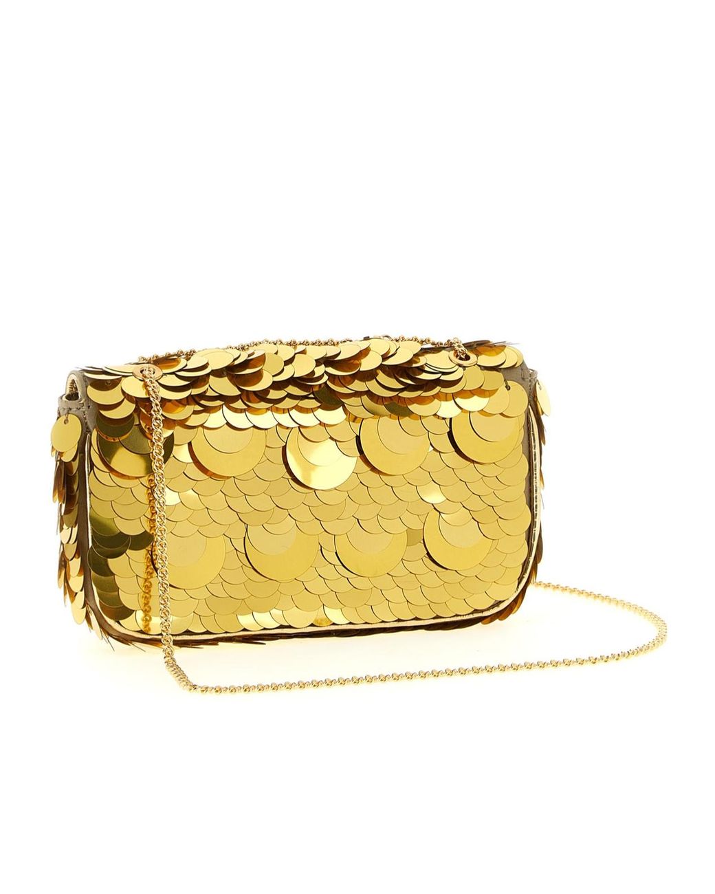 Rabanne Metallic Rabanne Sequin Chain Shoulder Bag