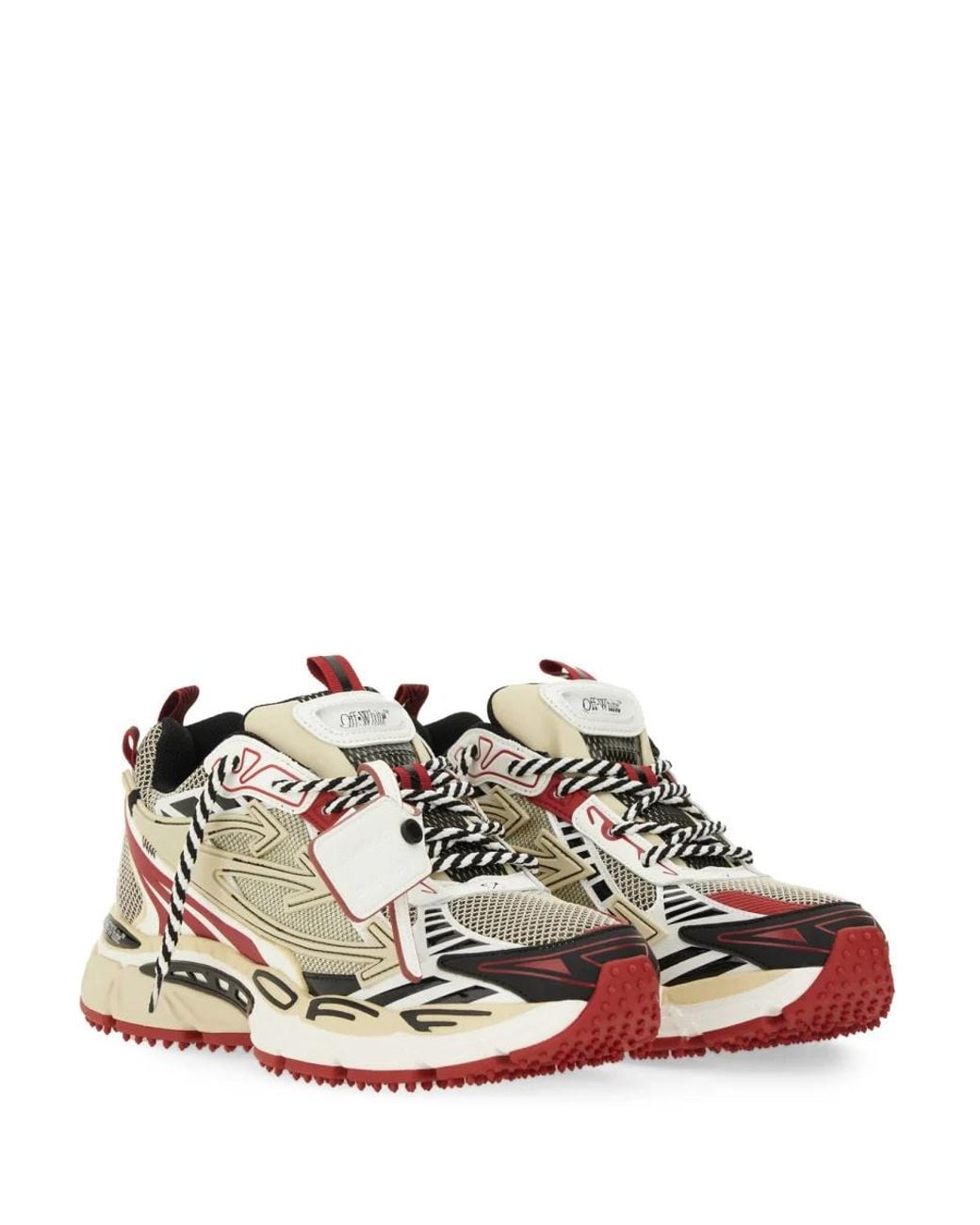 Off-White c/o Virgil Abloh Metallic Be Right Back Lace-Up Sneakers for men