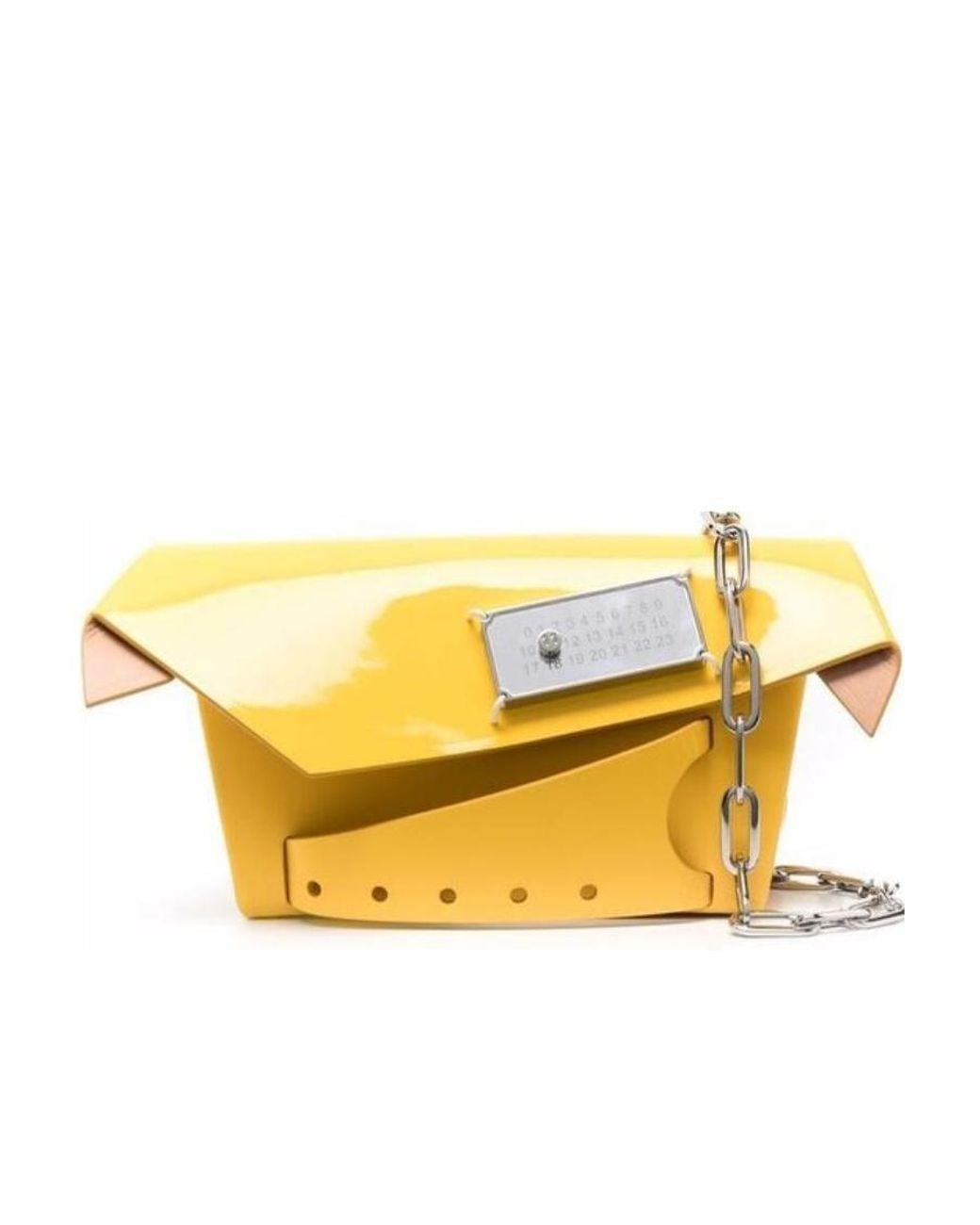 Maison Margiela Snatched Small Bag in Yellow | Lyst