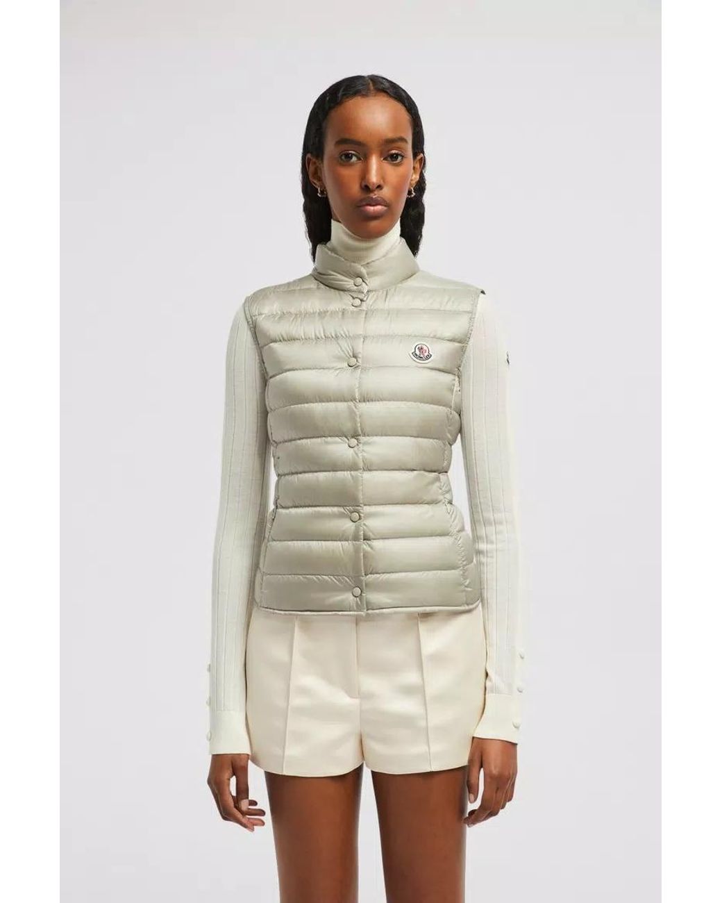 Moncler Gray Liane Down Vest