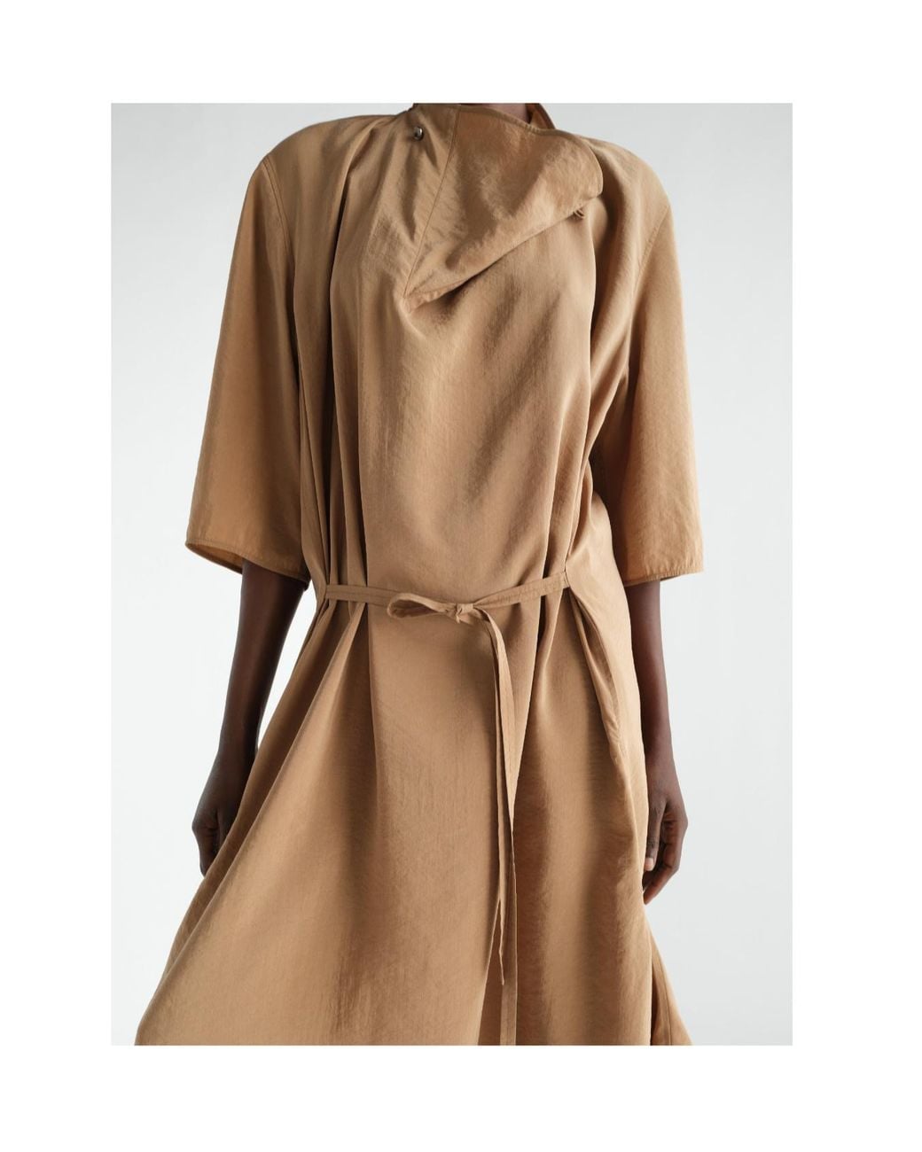 Lemaire Natural Soft-Collar Dress