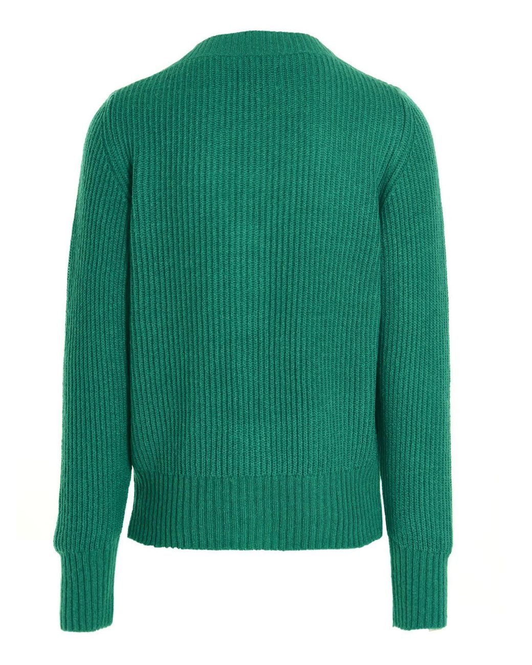 LC23 Green V-Neck Cardigan for men