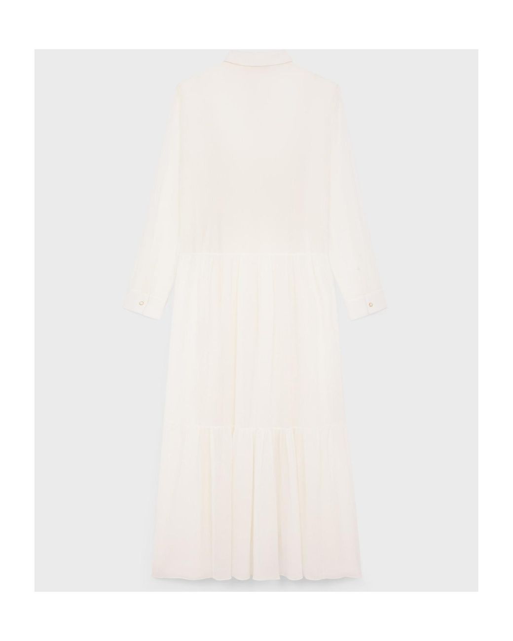 Céline White Long Shirt Dress