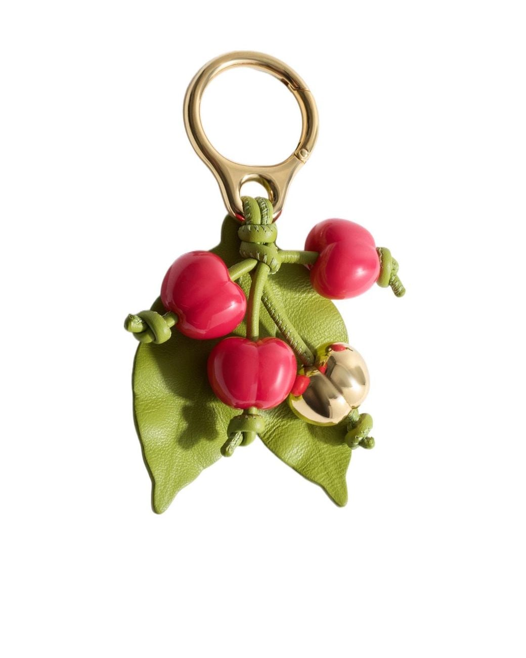 Loewe White Paula's Ibiza Cherry Keychain
