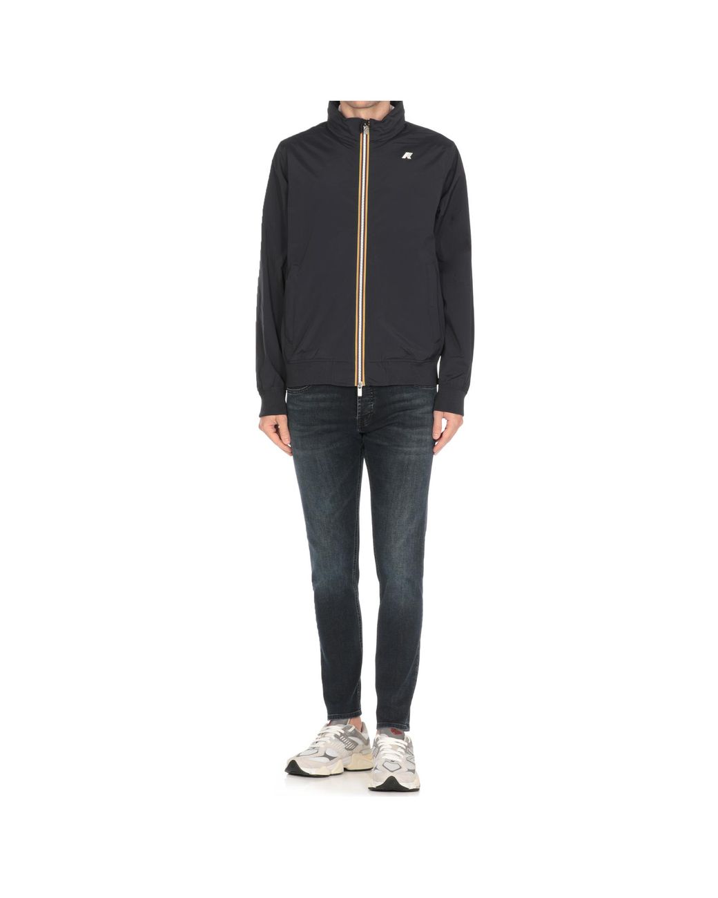 K-Way Blue Amaury Zip-Up Jacket for men