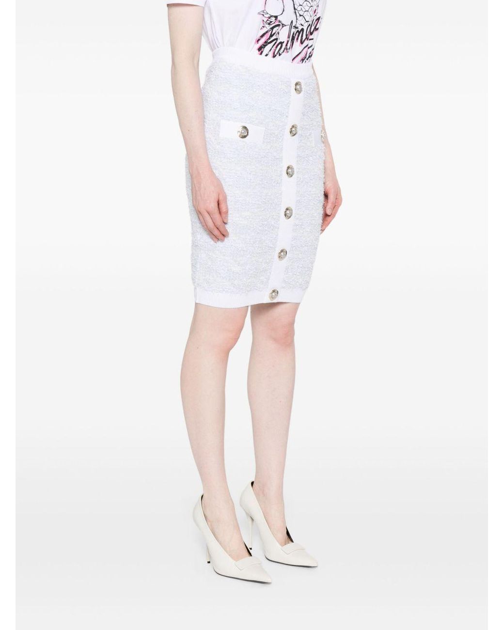 Balmain White Skirts