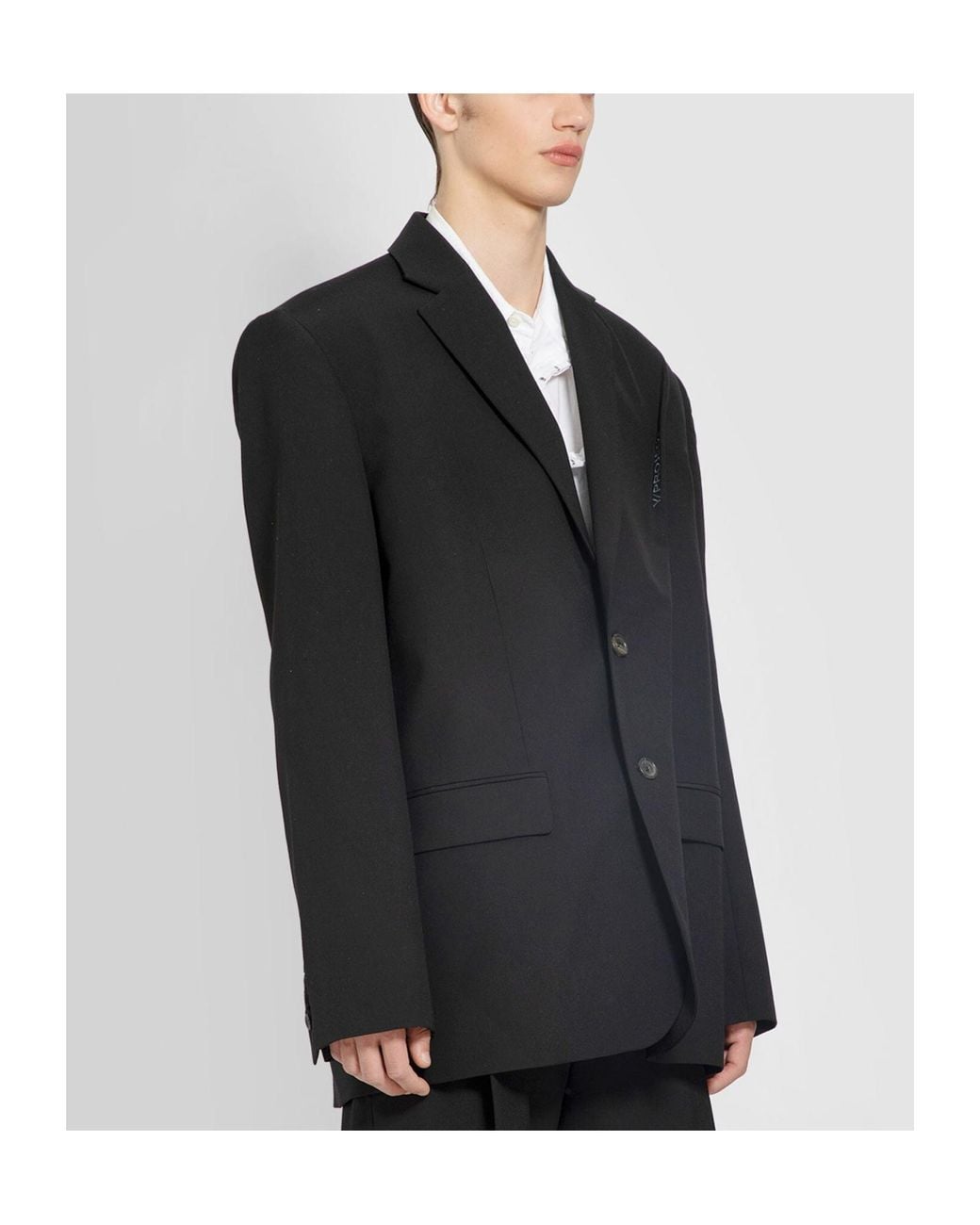 Y. Project Black Pinched Front Dropd Shoulder Blazer for men