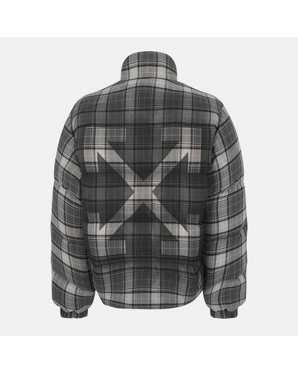 Off-White c/o Virgil Abloh Gray Casual Windproof Stylish Jacket for men