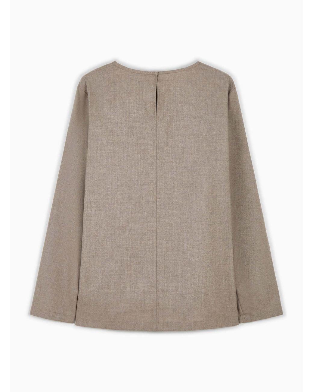 Max Mara Brown Long-Sleeved Top