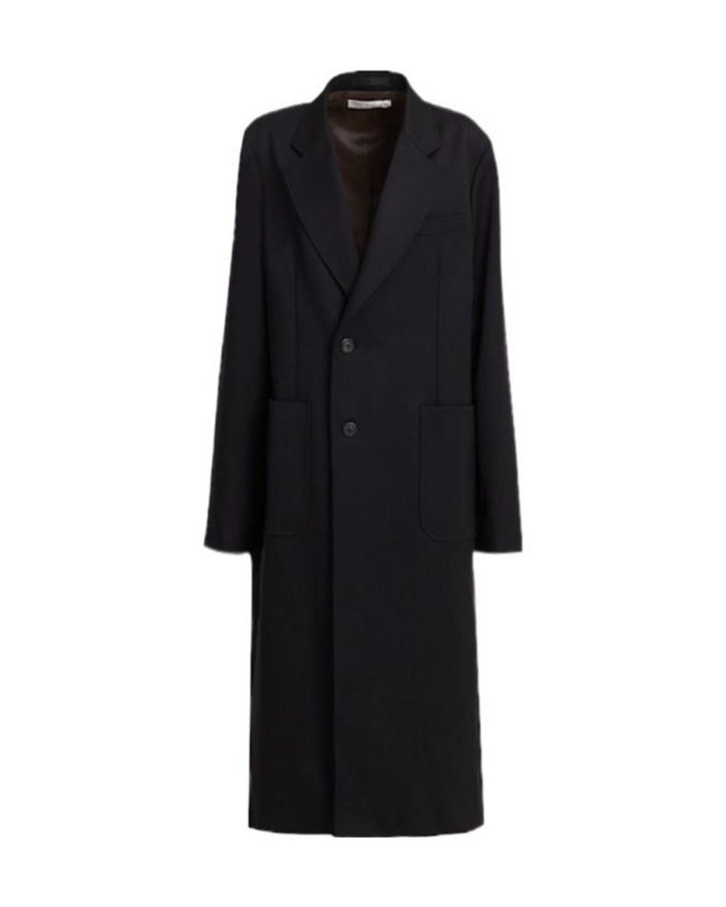 Our Legacy Black Wool Blend Overcoat for men