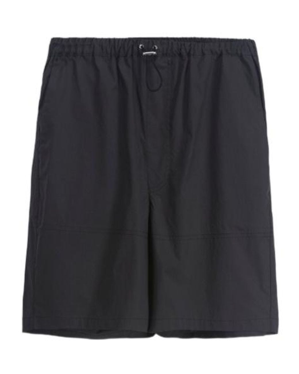 Roberto Collina Black Mya Drawstring Shorts for men