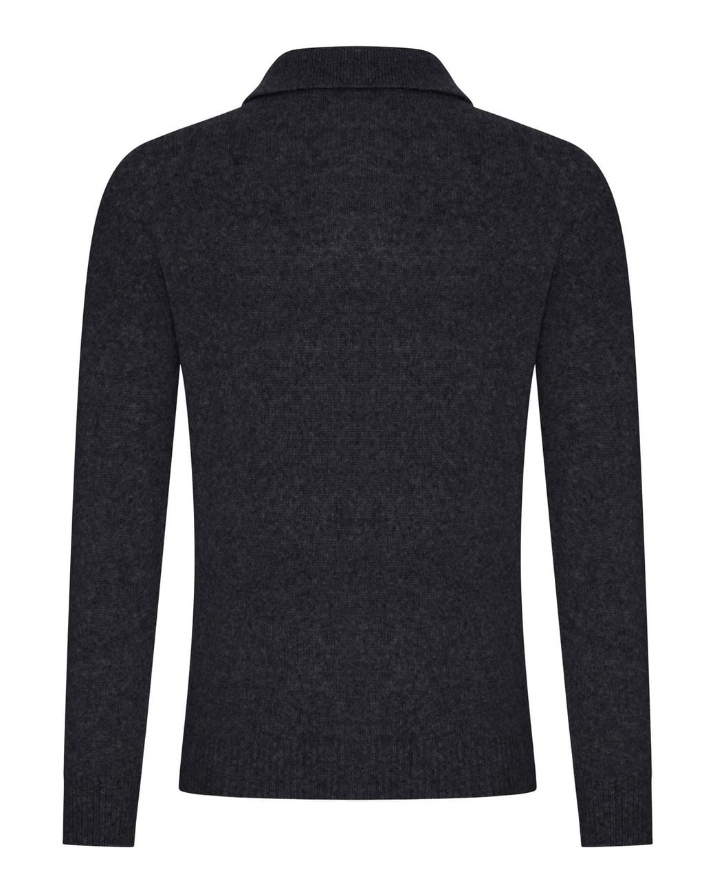 Roberto Collina Blue Polo Collar Knit Sweater for men
