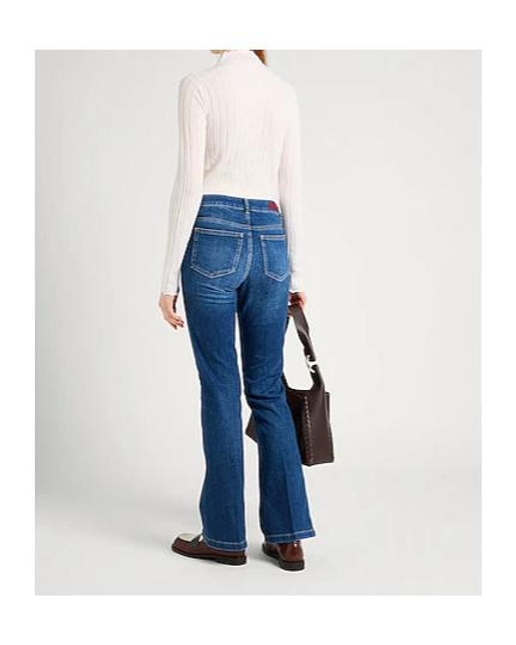 MAX&Co. Blue Straight-Leg Jeans