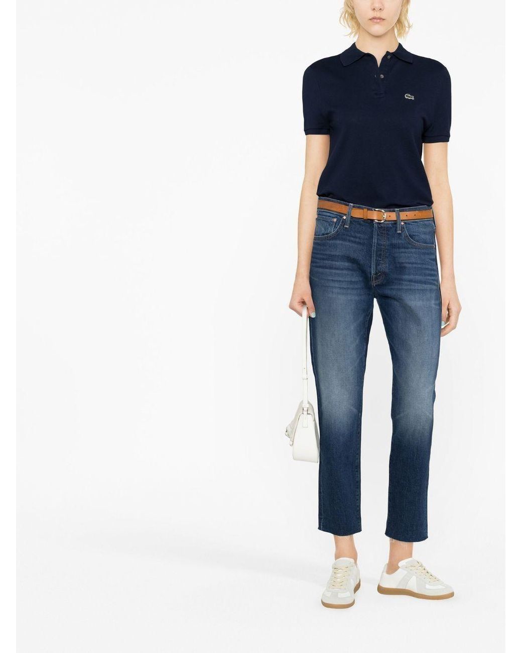 Lacoste Black Buttoned Polo Shirt