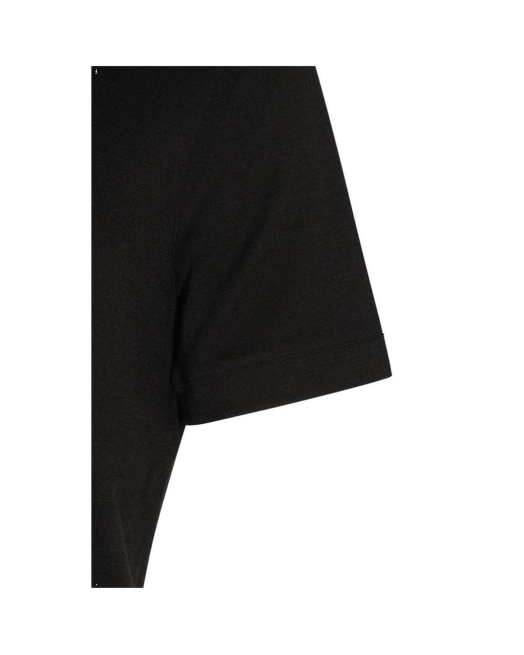 Giorgio Armani Black Short-Sleeved Crewneck T-Shirt for men