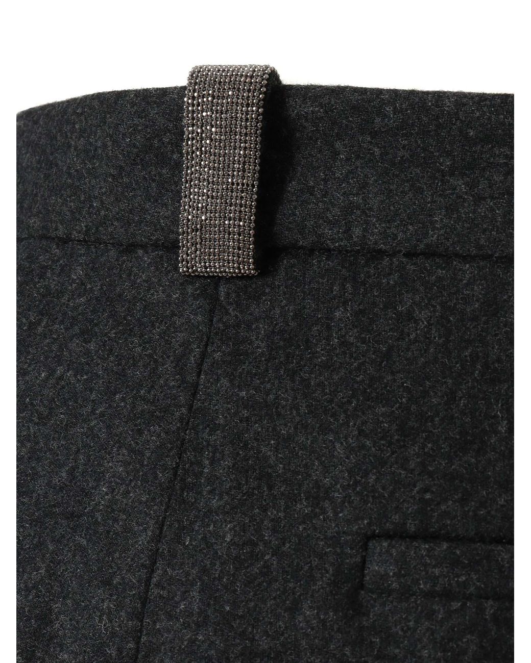 Fabiana Filippi Black Embellished Pocket Pants