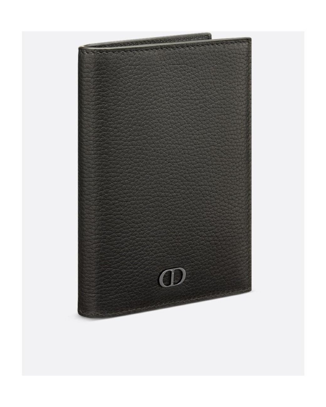 Dior Black Passport Cover for men