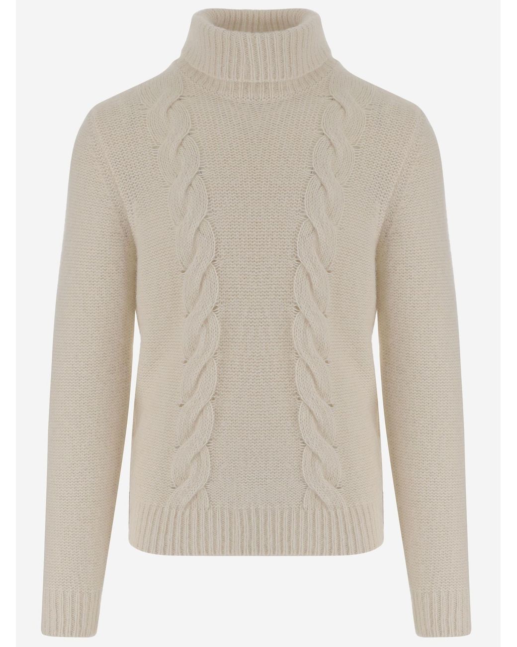 K-Way Natural Turtle Neck Knitted Jumper for men