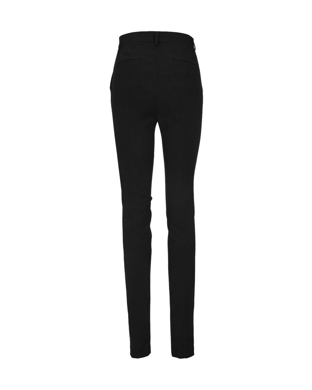 RED Valentino Black Slim High-Waist Trousers