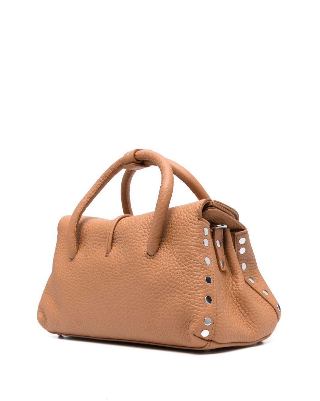 Zanellato Brown Top Handle Shoulder Bag