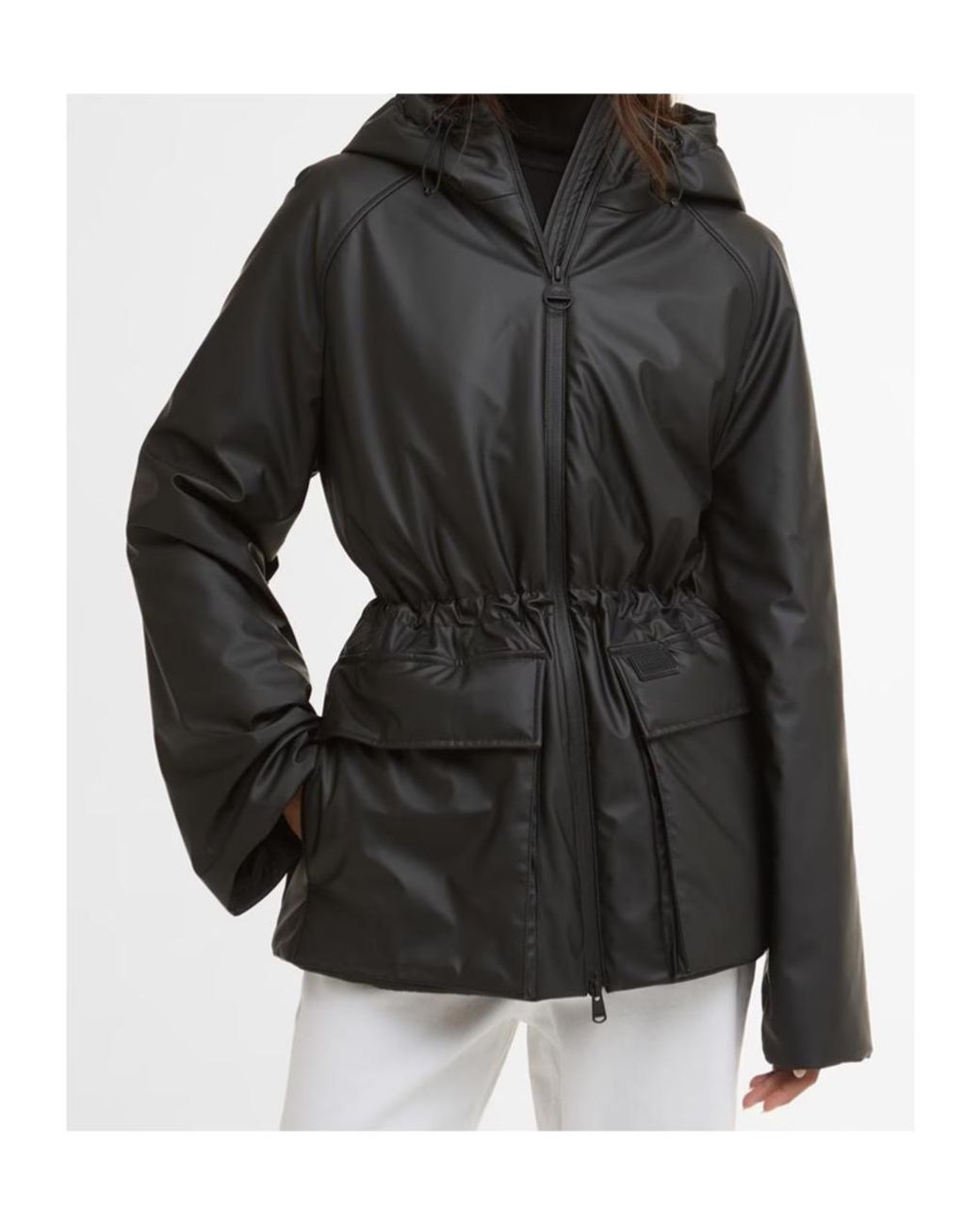Barbour Black Long-Sleeved Casual Jacket