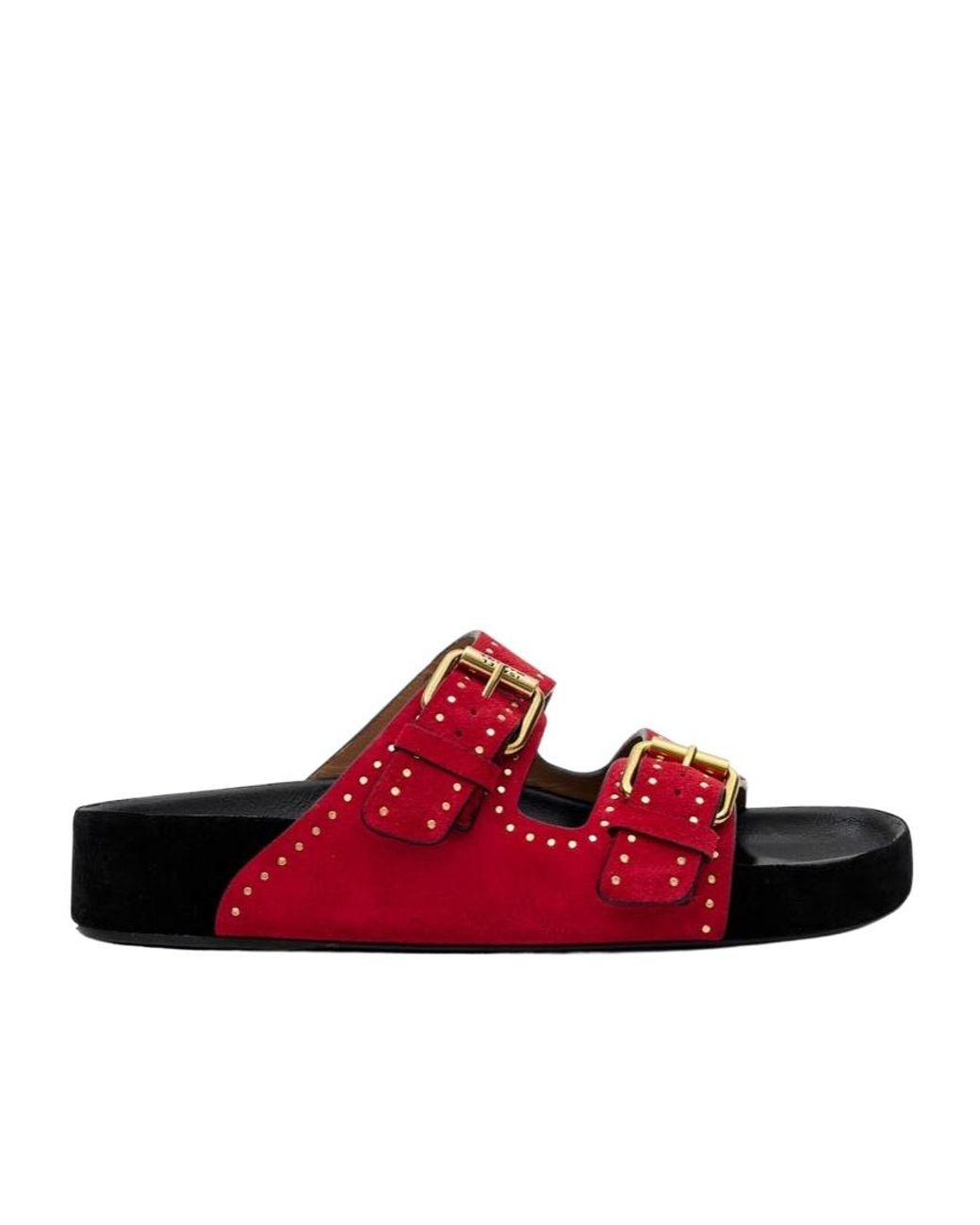 Isabel Marant Red Lennyo Sandals