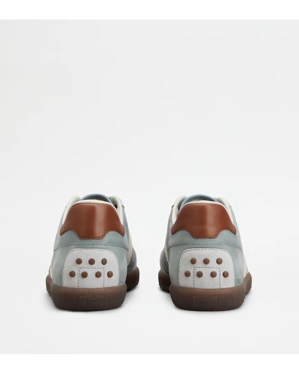 Tod's Gray Stripe Detail Sneakers for men