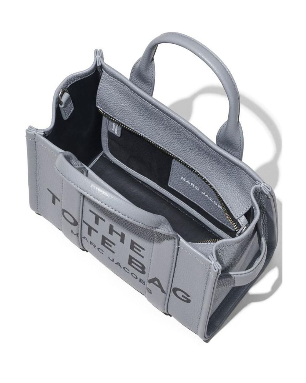 Marc Jacobs Gray Small The Leather Tote Bag