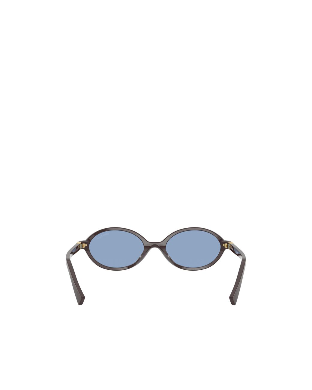 Miu Miu Blue Eyewear Oval-Frame Sunglasses