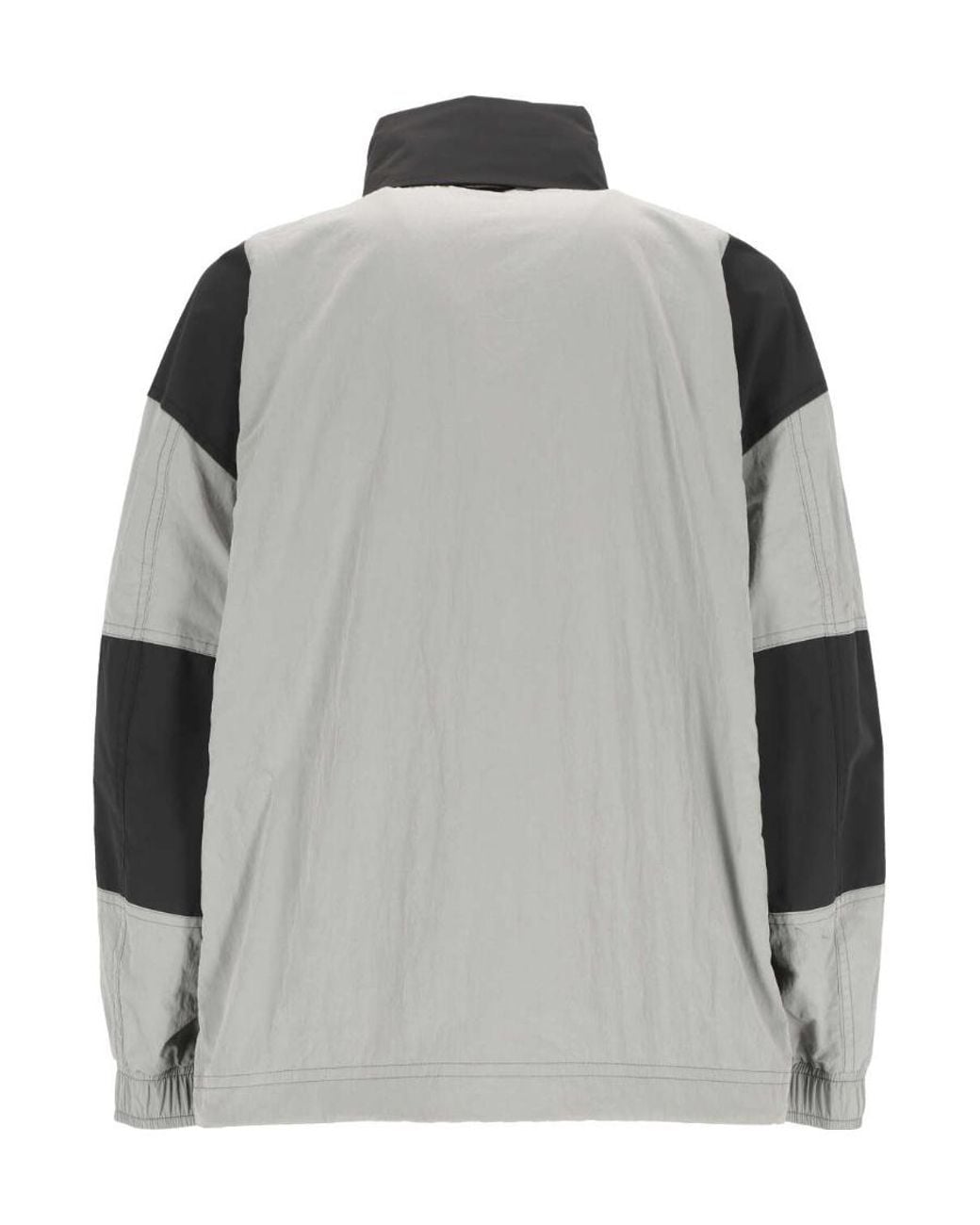 Boss Black Logo-Patch Colour-Block Hooded Jacket for men