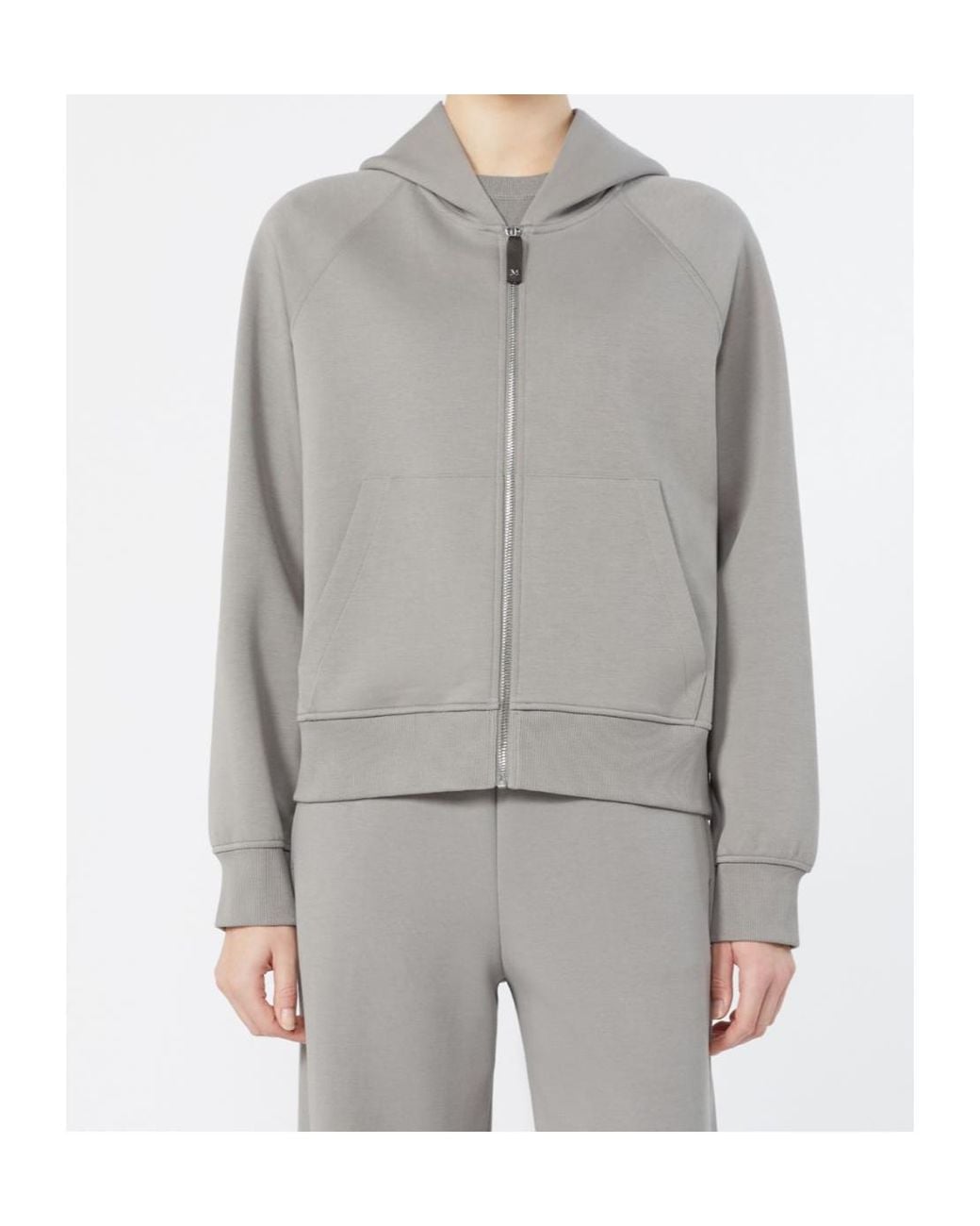 Max Mara Gray 'S Marea Zip-Up Hoodie