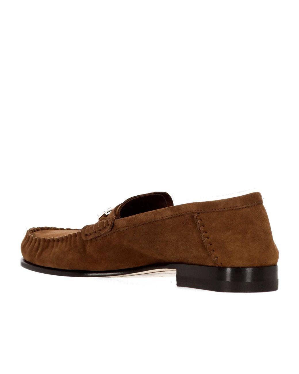 Tom Ford Brown T-Bar Slip-On Loafers