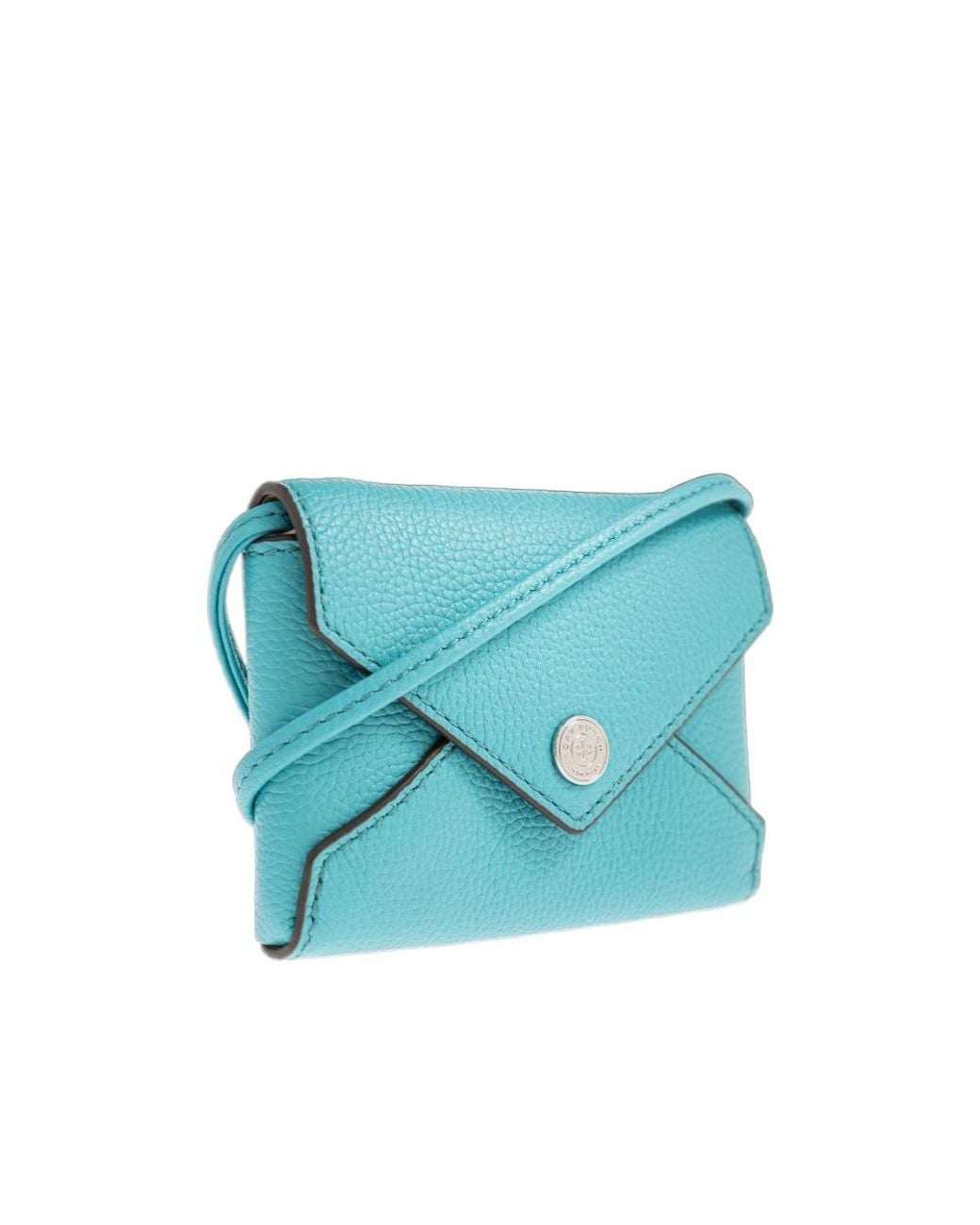 Tory Burch Blue Lanyard Cardholder