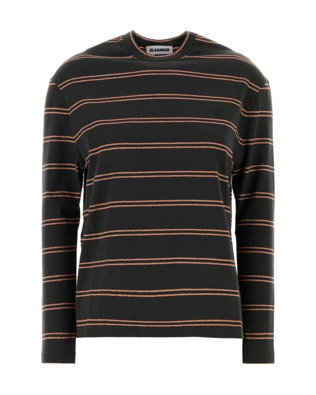 Jil Sander Black Long Sleeve T-Shirts