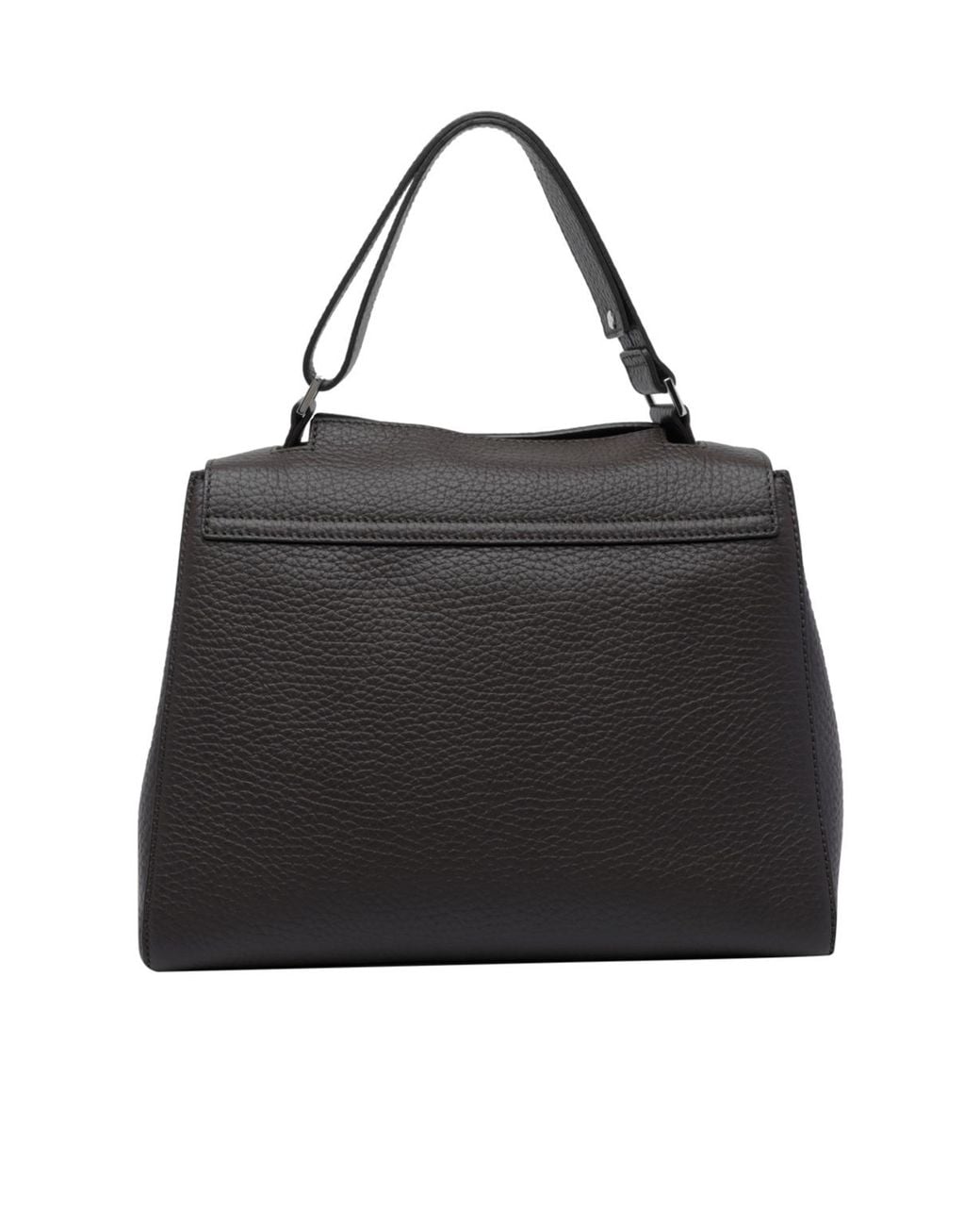 Orciani Black Sveva Top Handle Shoulder Bag