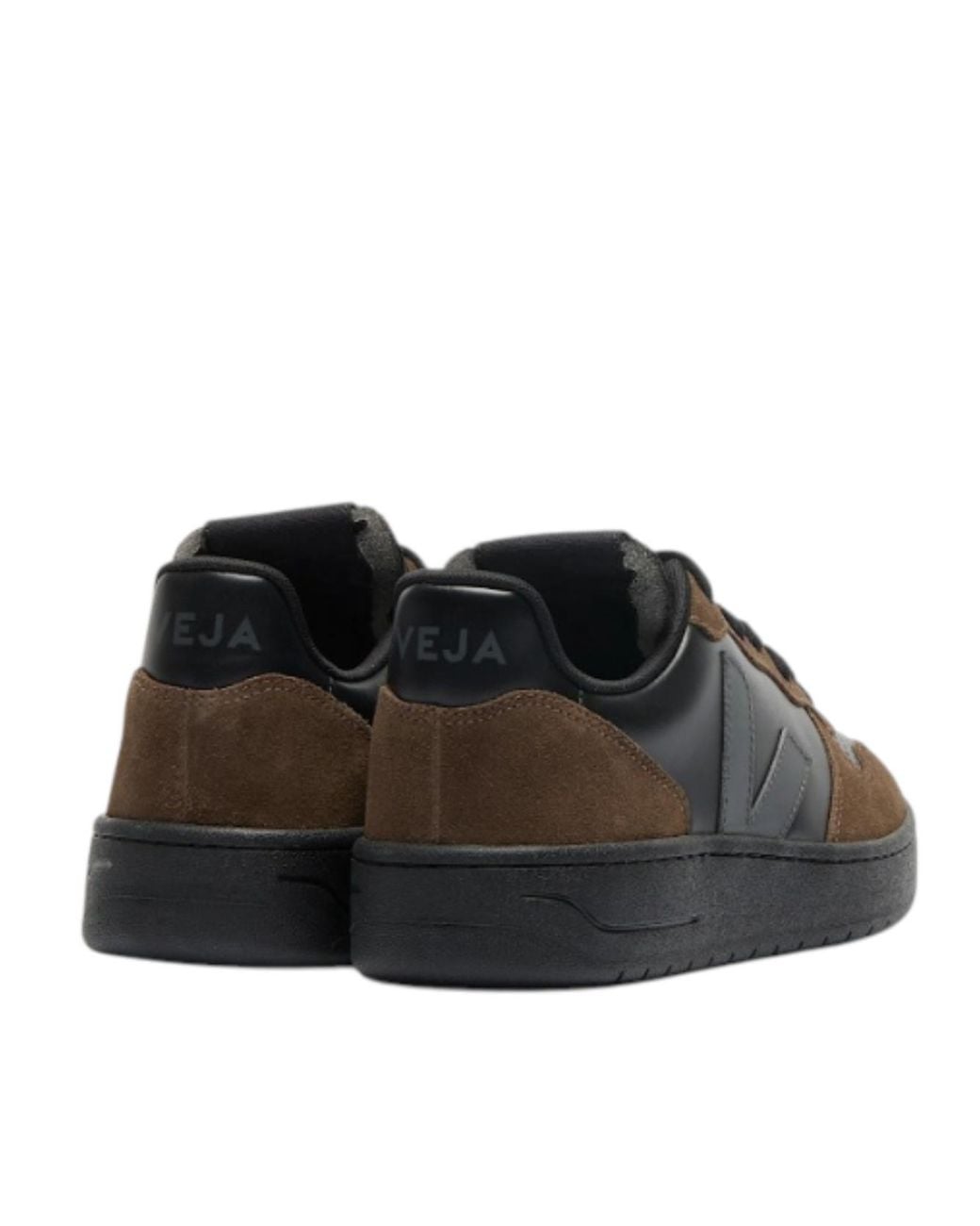 Veja Black Panelled Low-Top Sneakers
