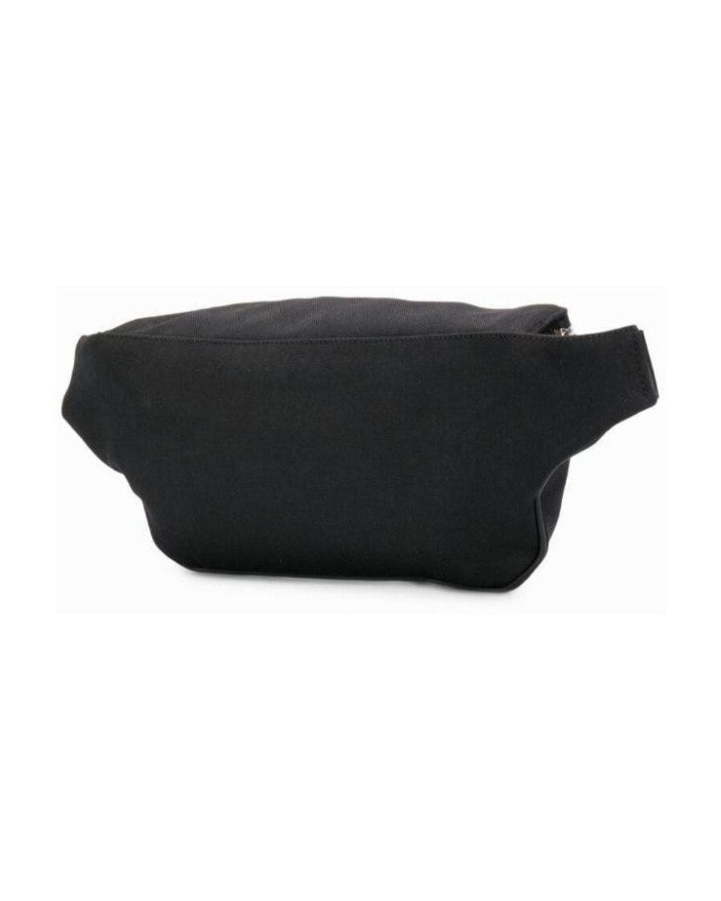Saint Laurent Black Classic Monogram Belt Bag for men