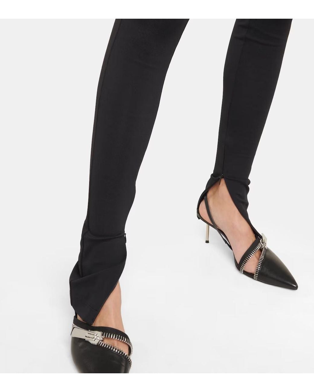 Wardrobe NYC Black High-Waisted Skinny Casual Pants