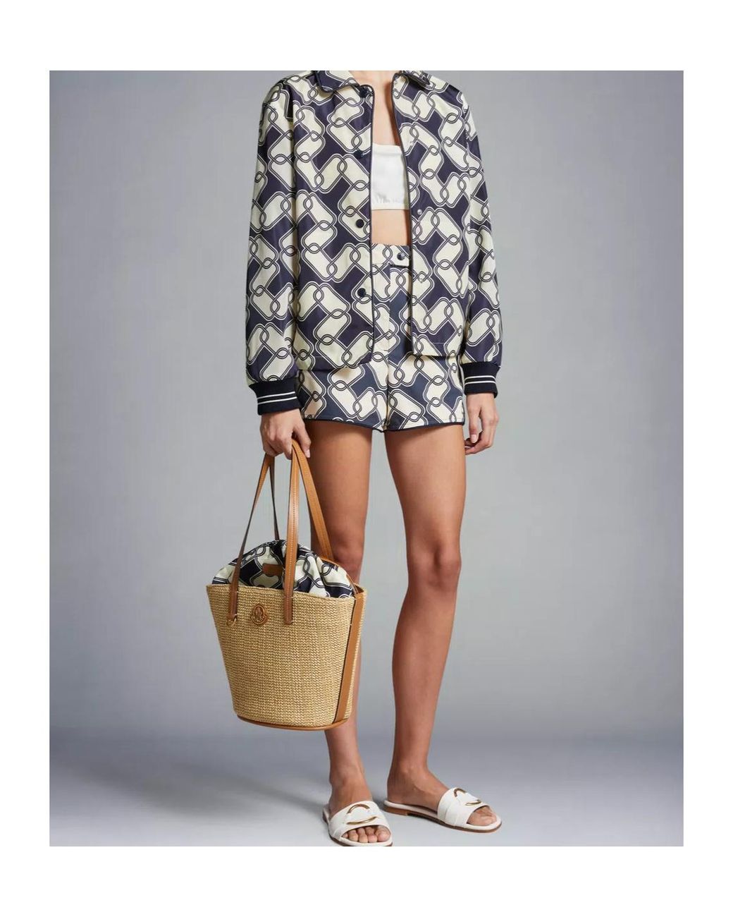 Moncler Natural Hubba Small Tote Bag