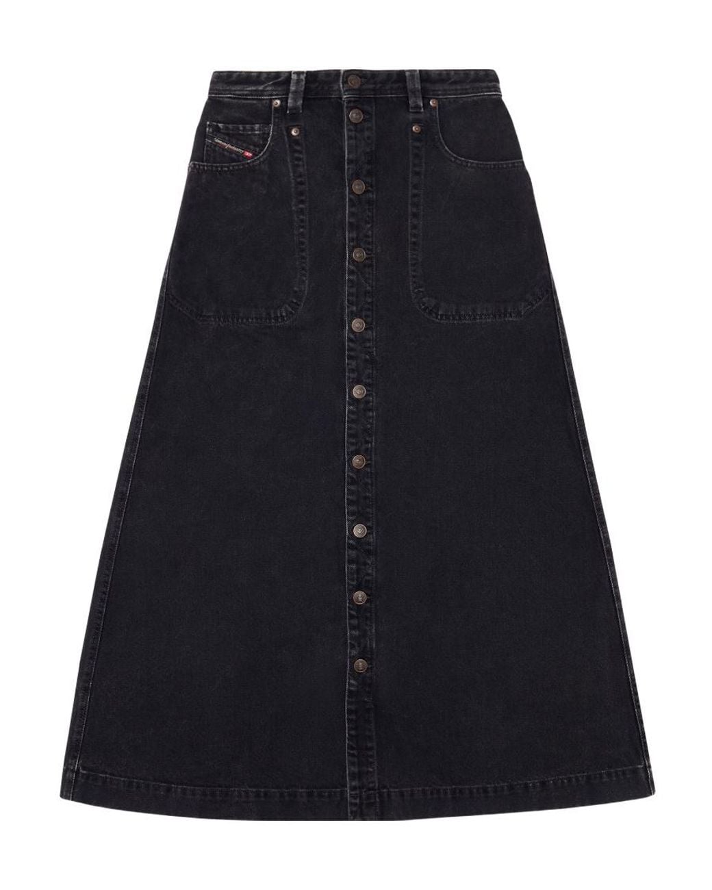 DIESEL Blue A-Line Denim Skirt