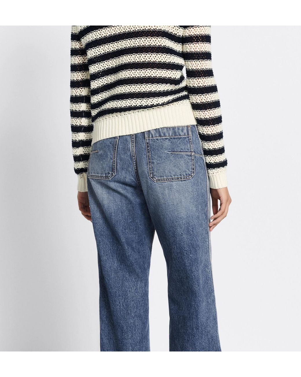 Dior Blue 8 Flared Jeans, D04